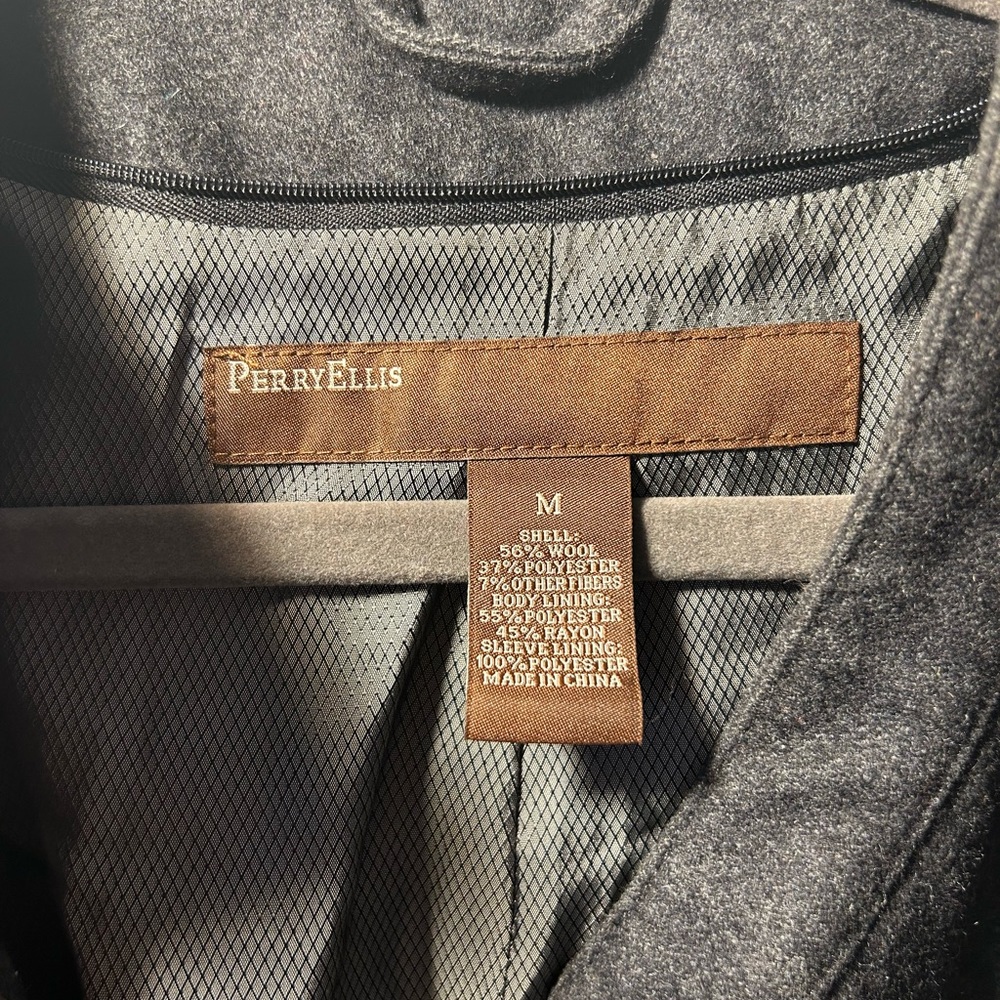 Wool-Blend Zip-Front Jacket - Picture 2 of 6